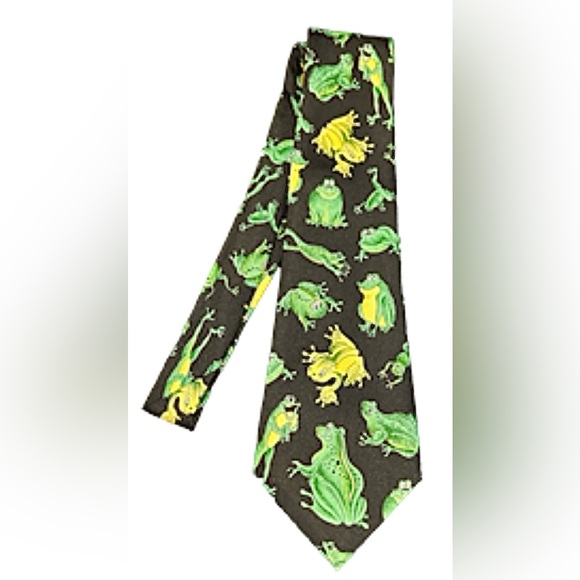 🐸FUN FROG TIE! DESIGNS BY A.ROGERS! DRESS UP & HAVE FUN! 🐸 #savethefrogs - Picture 16 of 16